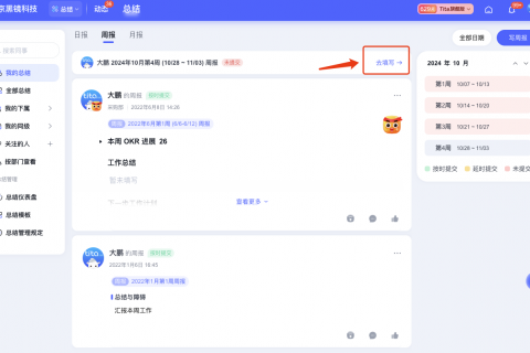 OKR 使用技巧：OKR 天然导入周报汇报工作，高效快捷