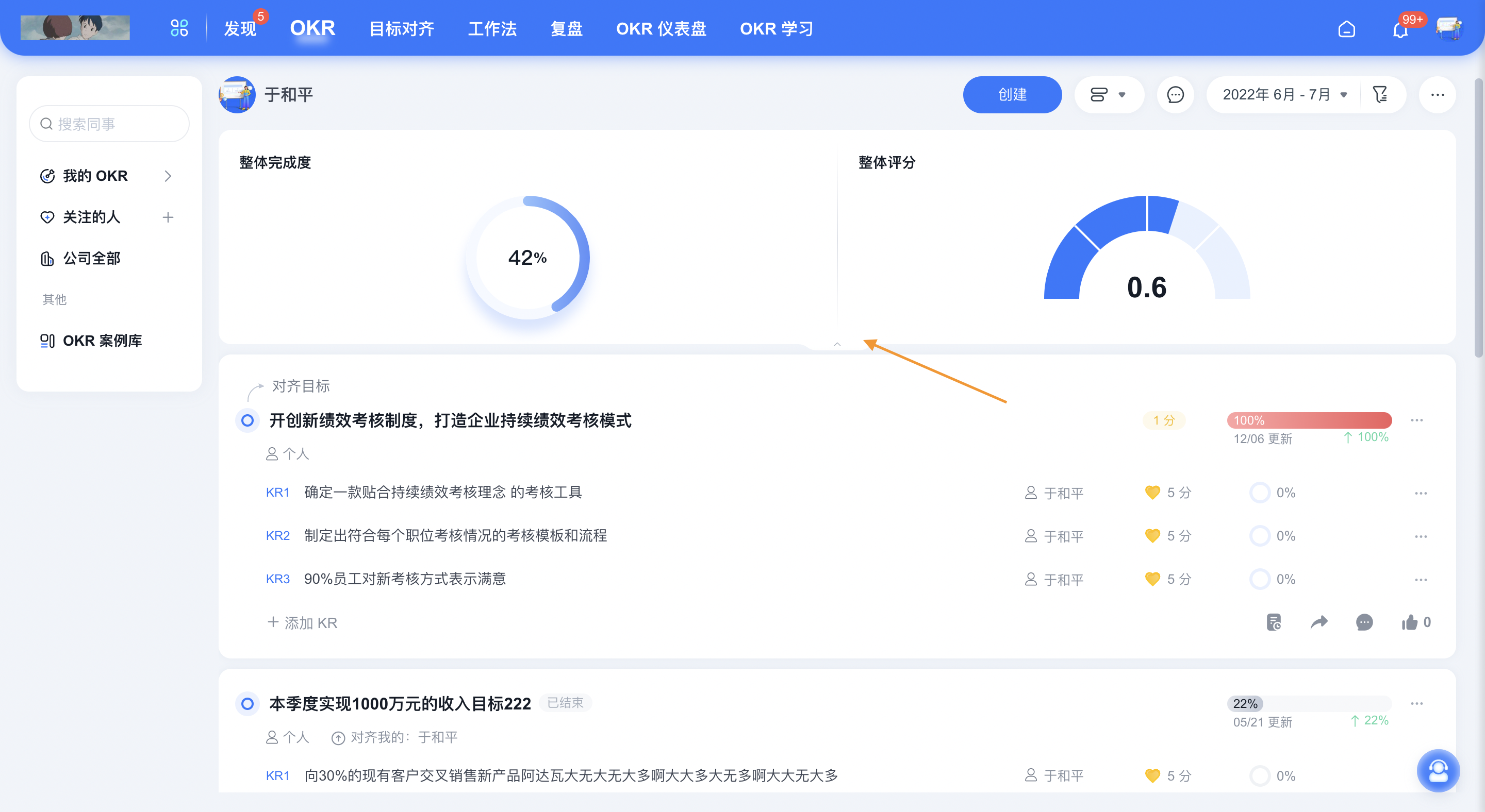 Tita OKR 应用技巧：OKR 评分