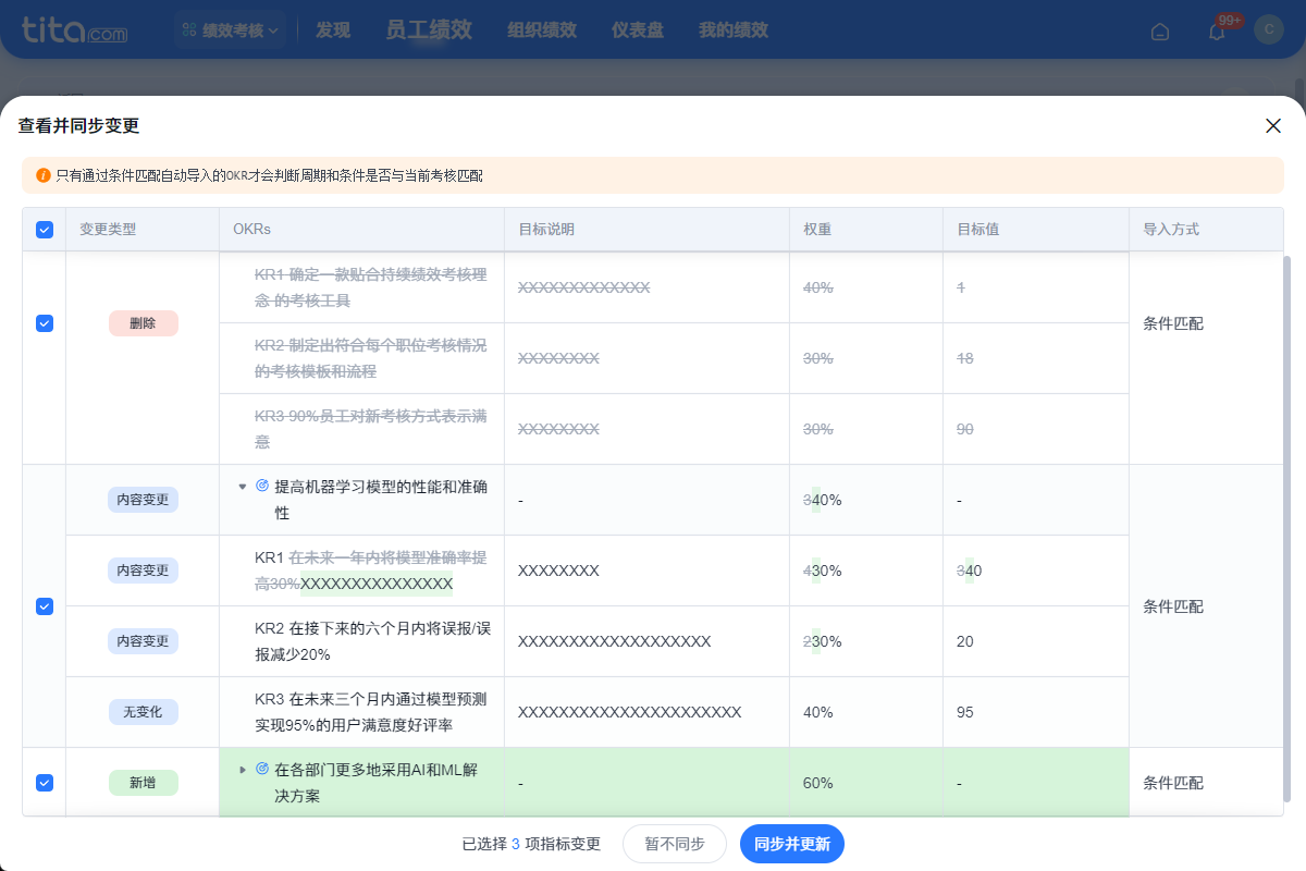2026年3月升级 | 绩效敏捷特性升级，使用更便捷