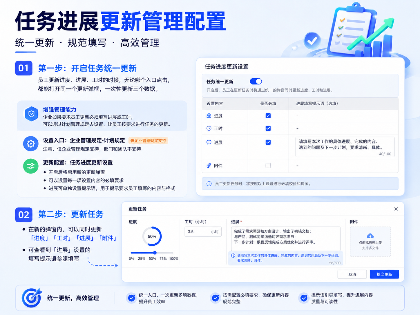 Tita 任务进展更新管理小技巧:一次搞定进度、工时与进展插图 Tita 任务进展更新管理小技巧:一次搞定进度、工时与进展