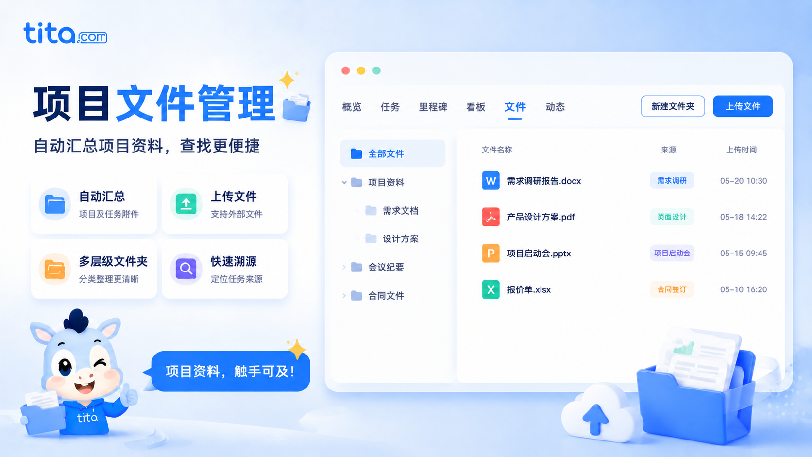 Tita 小技巧：项目文件管理，资料不再散落各处
