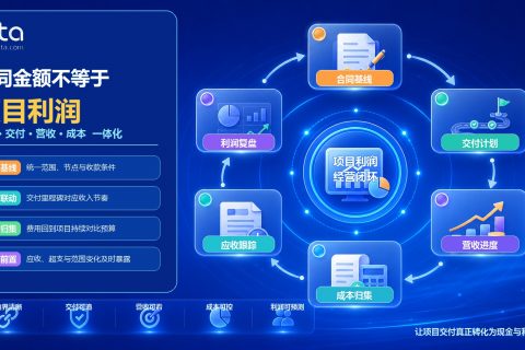 合同金额不等于项目利润：把营收、成本与交付放进同一张经营账