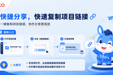 Tita小技巧：快捷复制项目链接——一键分享，协作直达