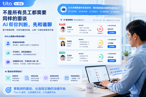 不是所有员工都需要同样的面谈，AI为什么要帮管理者做判断？