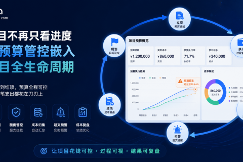 项目不再只看进度：把预算管控嵌入项目全生命周期