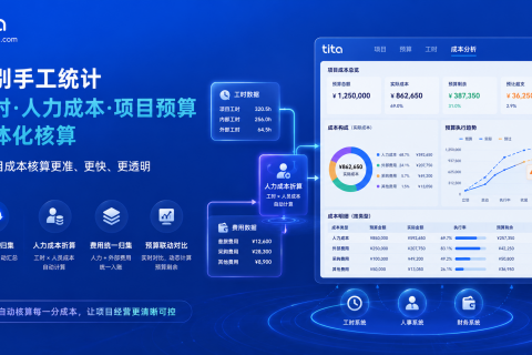 告别手工统计：工时、人力成本、项目预算一体化核算