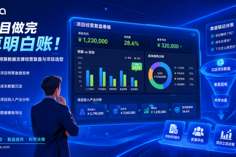 项目做完算明白账：用项目预算数据支撑经营复盘与项目选型