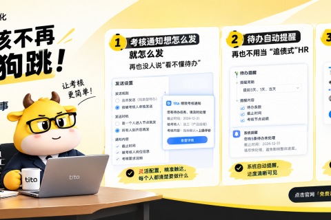 年底考核不再鸡飞狗跳！Tita新绩效一体化帮HR搞定3大头疼事