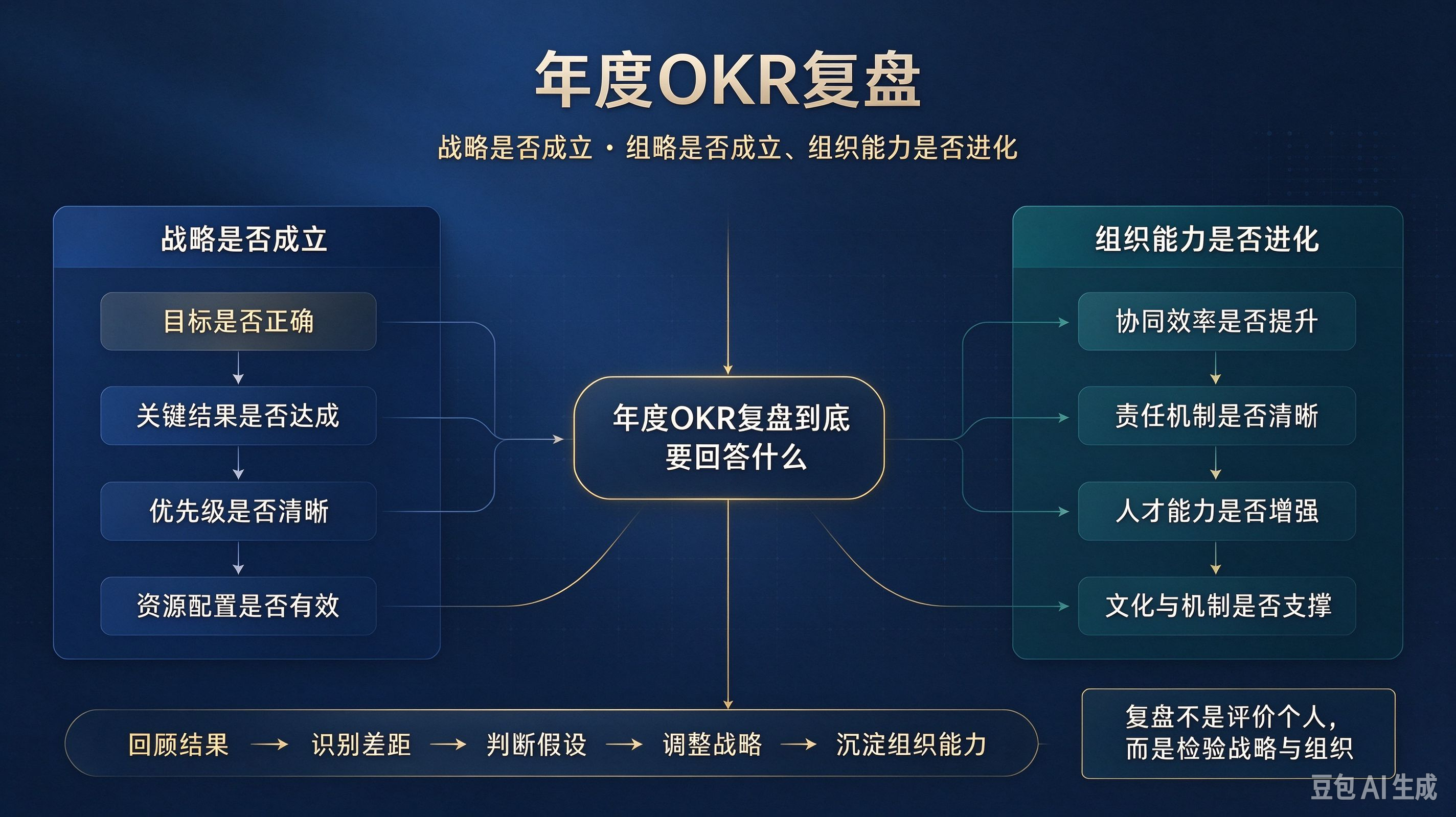 OKR年度复盘：组织流程与模板构建指南