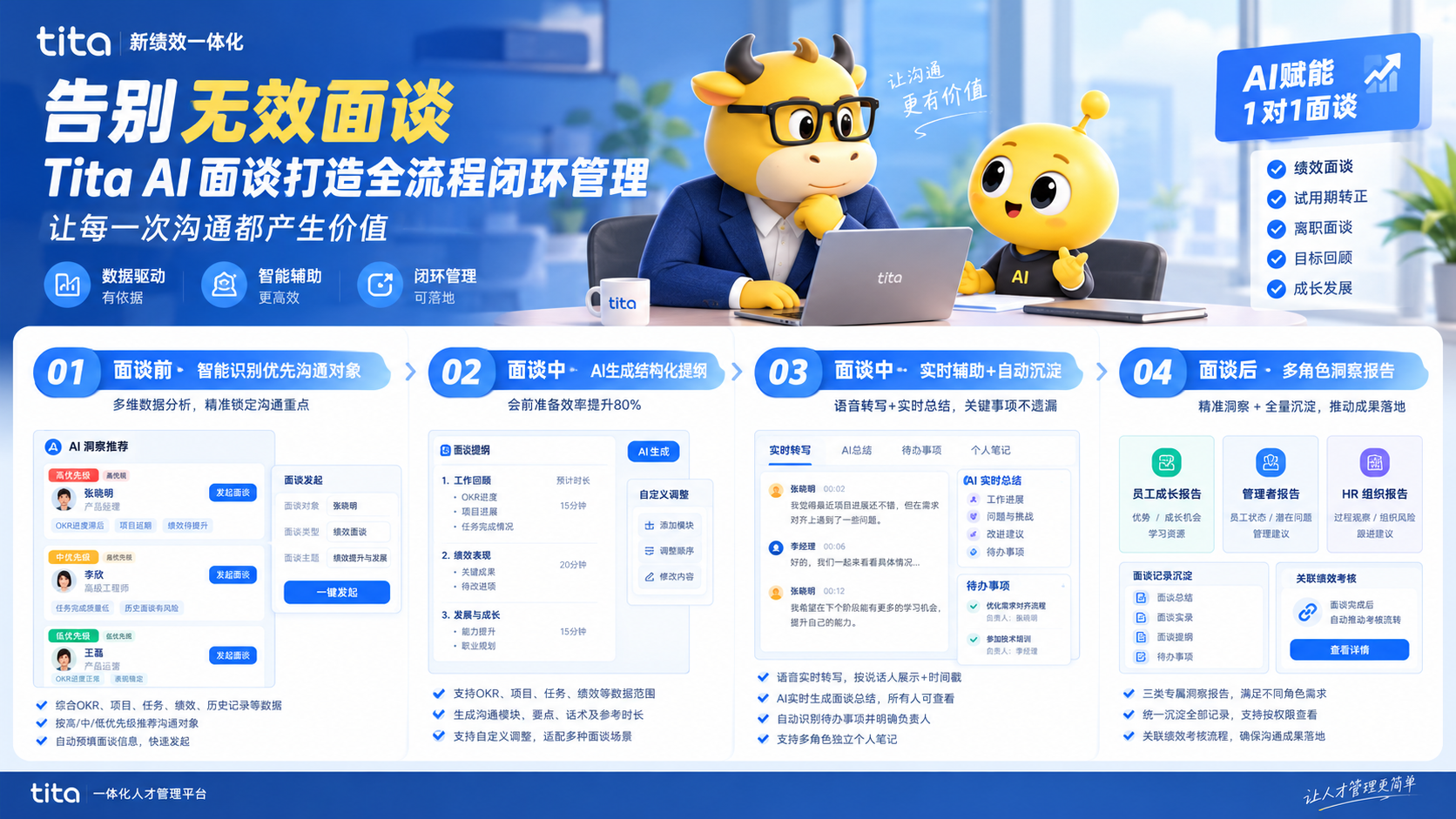 告别无效面谈:Tita AI 面谈打造全流程闭环管理,让每一次沟通都产生价值插图 插入图片